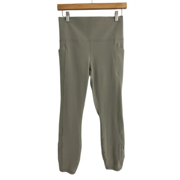 Athleta Salutation Stash Pocket I| Cinch 7/8 Sage Green - Picture 6 of 11